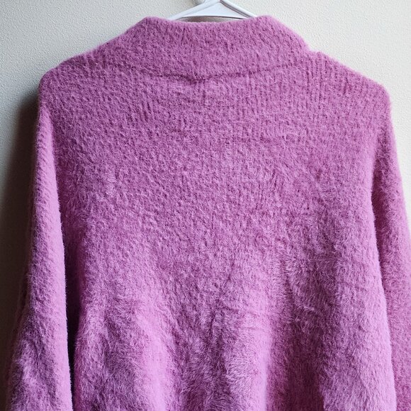 Truth By Republic Pinkish Purple Mock Neck Sweater Size Medium - Picture 13 of 15